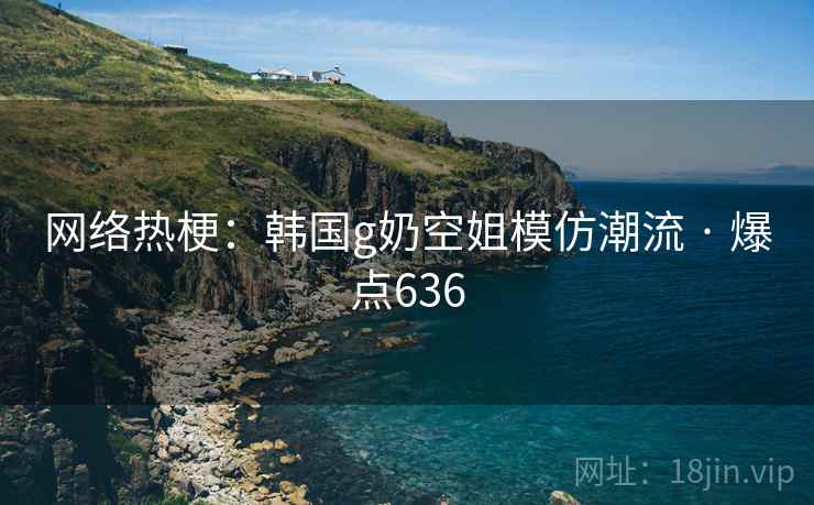 网络热梗：韩国g奶空姐模仿潮流 · 爆点636  第2张